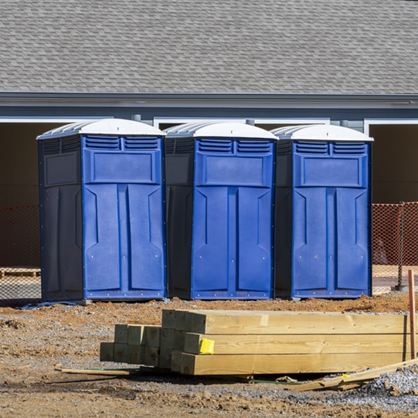 how can i report damages or issues with the portable restrooms during my rental period in Cypress Inn TN